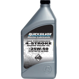 Масло моторное полусинт Quicksilver 4-Stroke Synthetic Blend 25W50 1л (8M0096256)